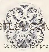 Розетки (ROSETTE_1996 -  | 3D model 3DSMAX / OBJ / STL) 3D модель для ЧПУ станка